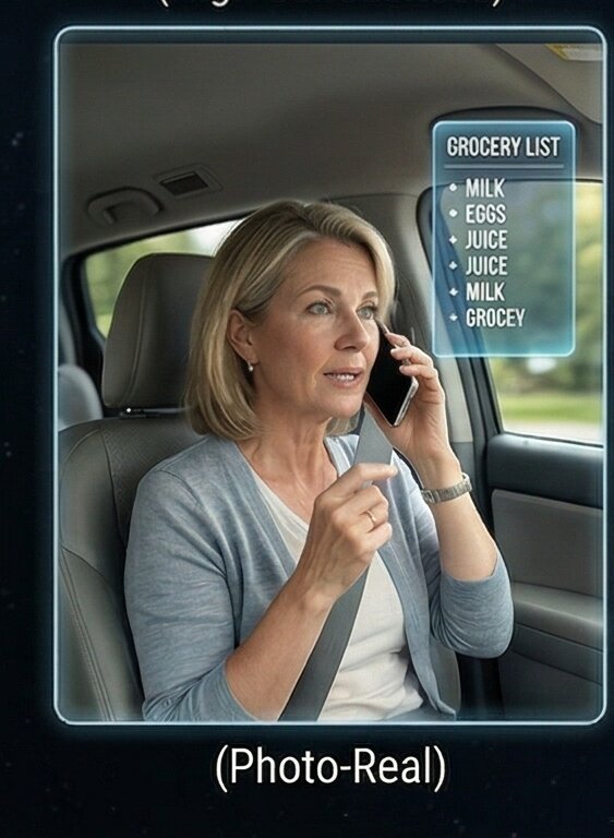 Creative professional using voice-to-text