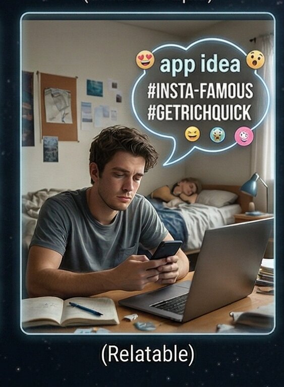 Student using voice-to-text for notes